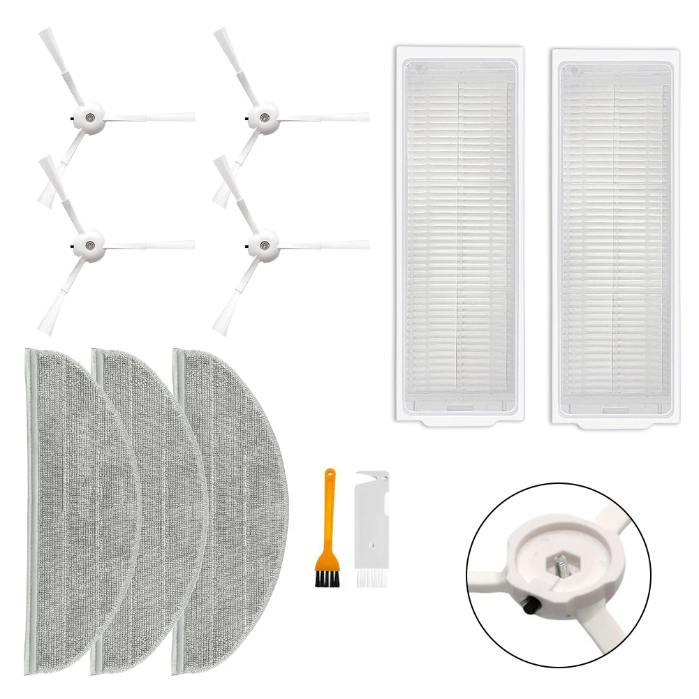 

9pcs Side Brush Filter Mop Cloth For Xiaomi Mi Robot Vacuum-Mop 2 Lite MJSTL MJST1SHW Vacuum Cleaner Parts Accessoires