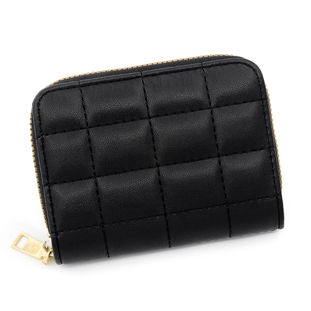 

Zippered Credit Card Wallet Short Format Small Clutches Bag For Traveling Top Quality Wallets For Women Carteras Para Mujer