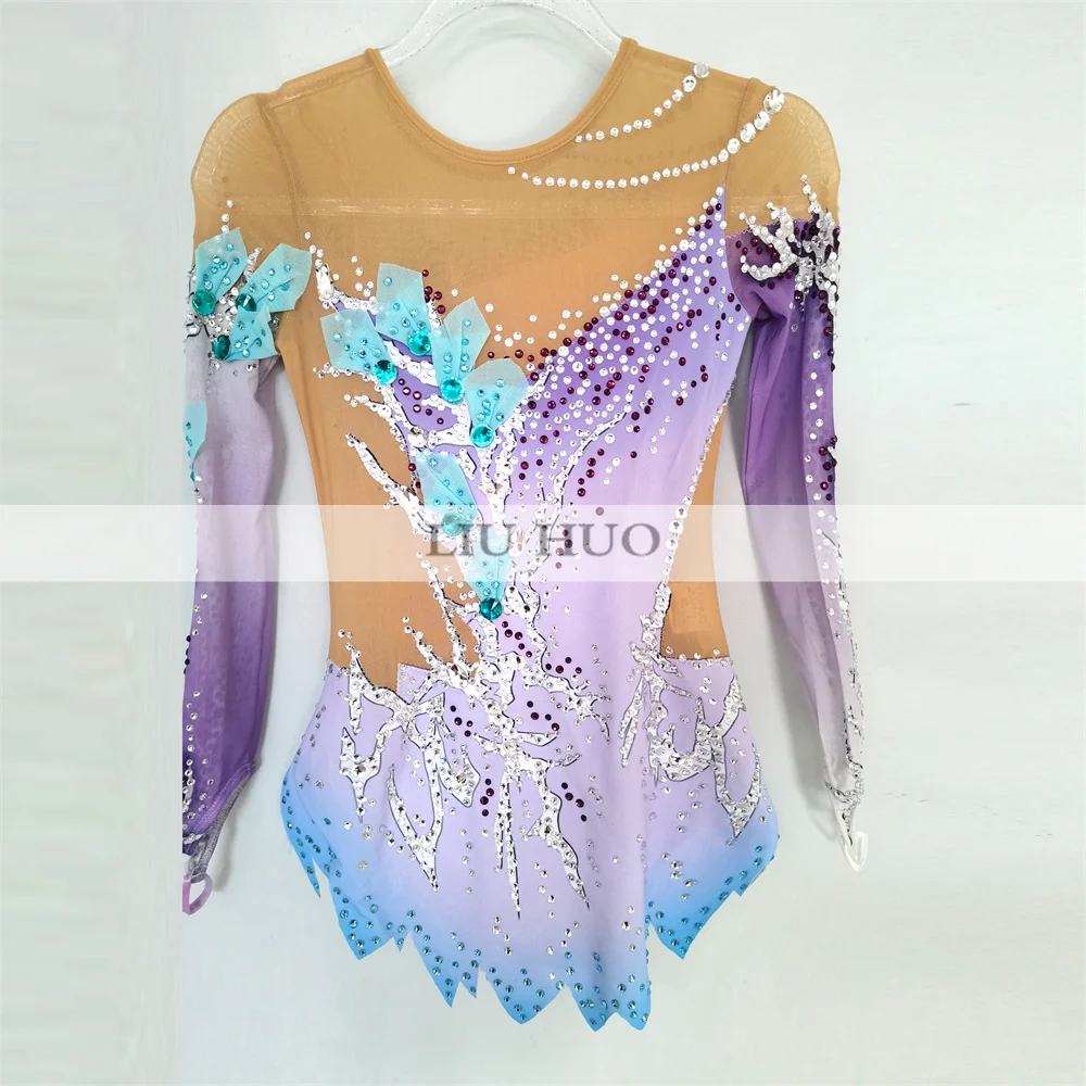 Трико LIUHUO для ритмической гимнастики индивидуальный костюм взрослых женщин и
