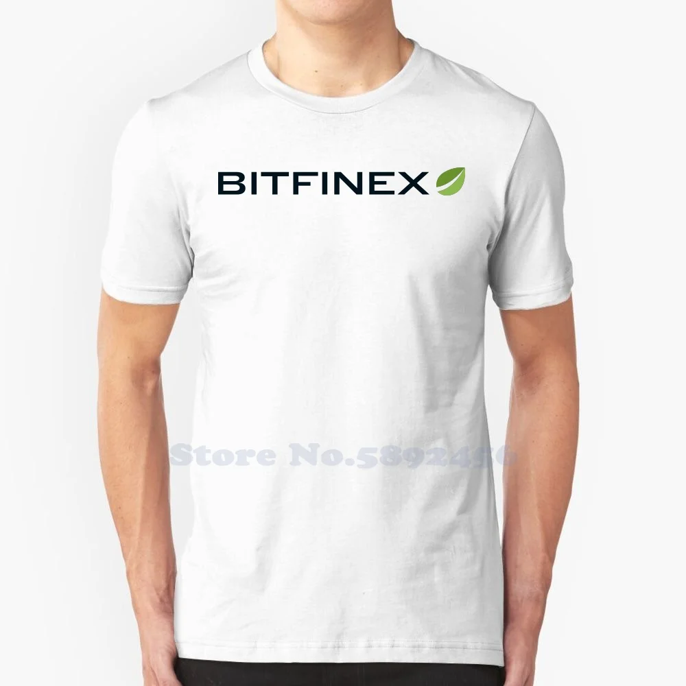 

Повседневная футболка с логотипом Bitfinex, высококачественные Графические футболки из 100% хлопка