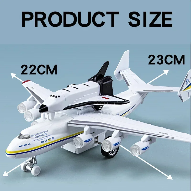 Большой металлический советский авиакомпания Antonov An-225 Mriya Max транспортный