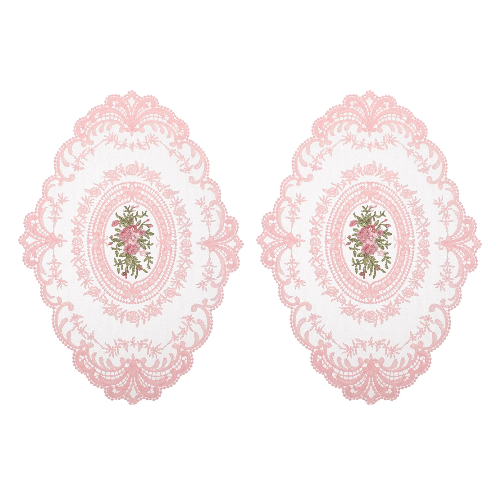 

Lace Placemats Table Placemat Mat Mats Embroidered Doilies Doily Wedding Coaster Crochet Cup Coasters Silk Flower Decorative