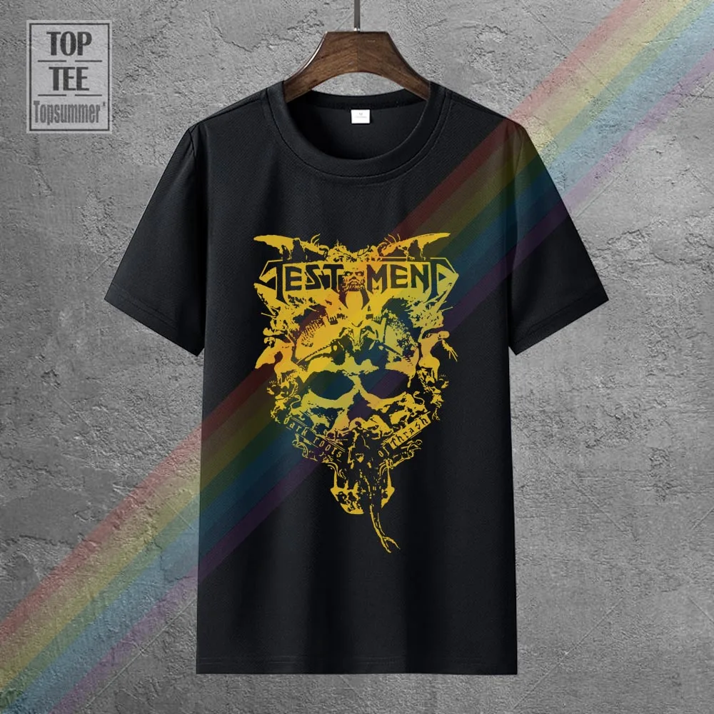 

Testament Dark Roots Of Thrash T Shirt Emo Punk T Shirts Rock Hippie Vintage Blouses Crewneck Tshirts Goth Gothic Tee-Shirt