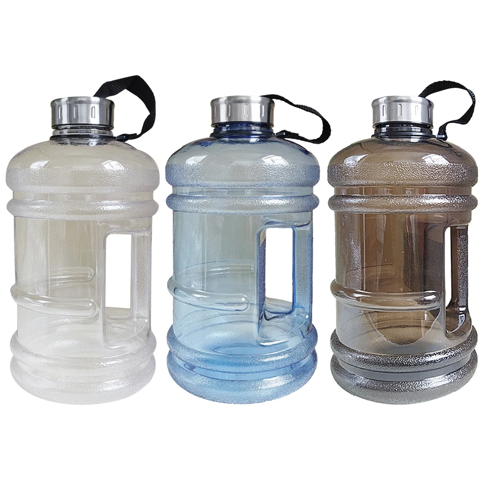 

Large Capacity Water Kettle 2.2L Shaker Bottle with Handle Outdoor Fitness Running Gym Training Sports Bottles Drinking Cups