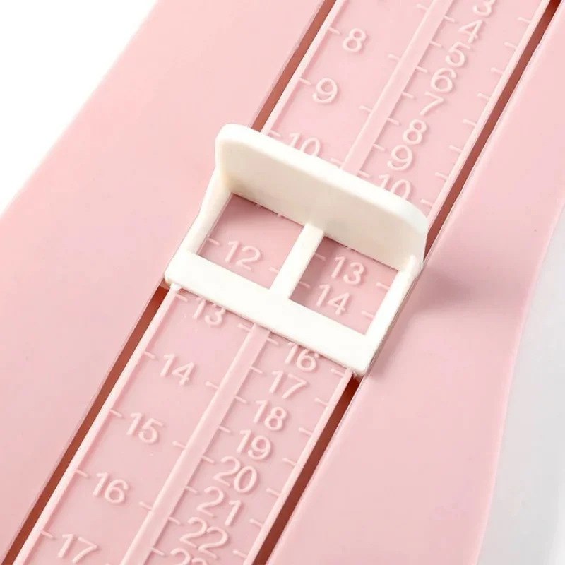 Kids Toddler Baby Foot Measure Gauge Shoes Size Measuring Ruler Fittings Tools Available ABS Baby Adjustable Range 0-20cm Size images - 6