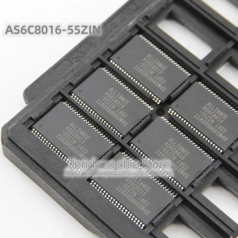 

5pcs/lot AS6C8016-55ZIN AS6C8016 TSOP-44 package Original genuine 512K memory chip