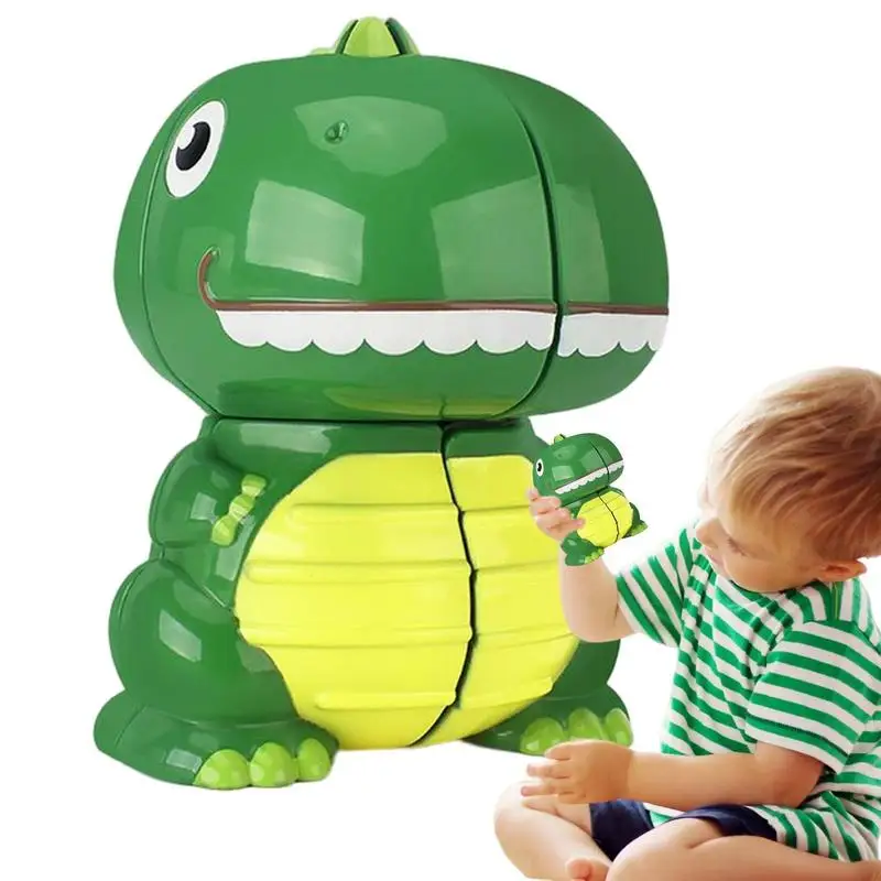 

Волшебный куб, игрушки для детей, динозавр, необычный скоростной куб, просвечивающие игрушки для детей, Детский подарок на день рождения, детский подарок