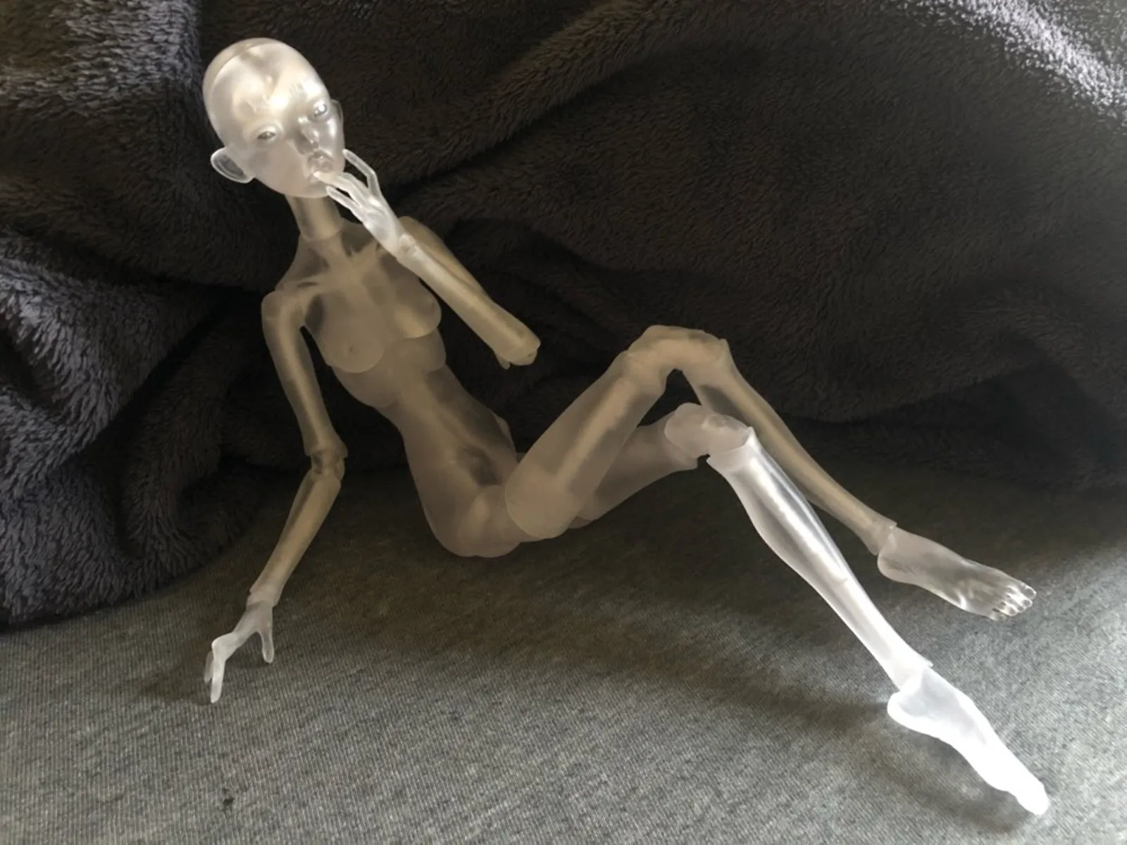 Новинка кукла dollhua sd BJD1/4 39 см прозрачная шарнирная Высококачественная Смола Сексуальная сестра пятна макияж специальная фигурка Продажа с завода