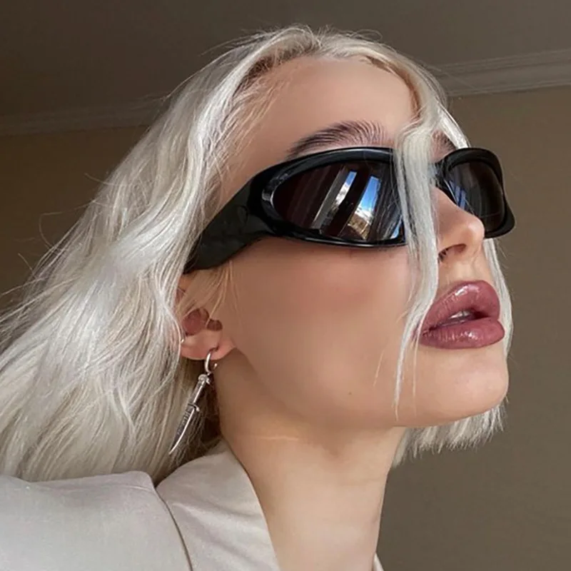 

Y2k Fashion Women's Sunglasses Retro Brand Designer Sun Glasses for Women 2023 Decoration Accessories Eyewear UV400
