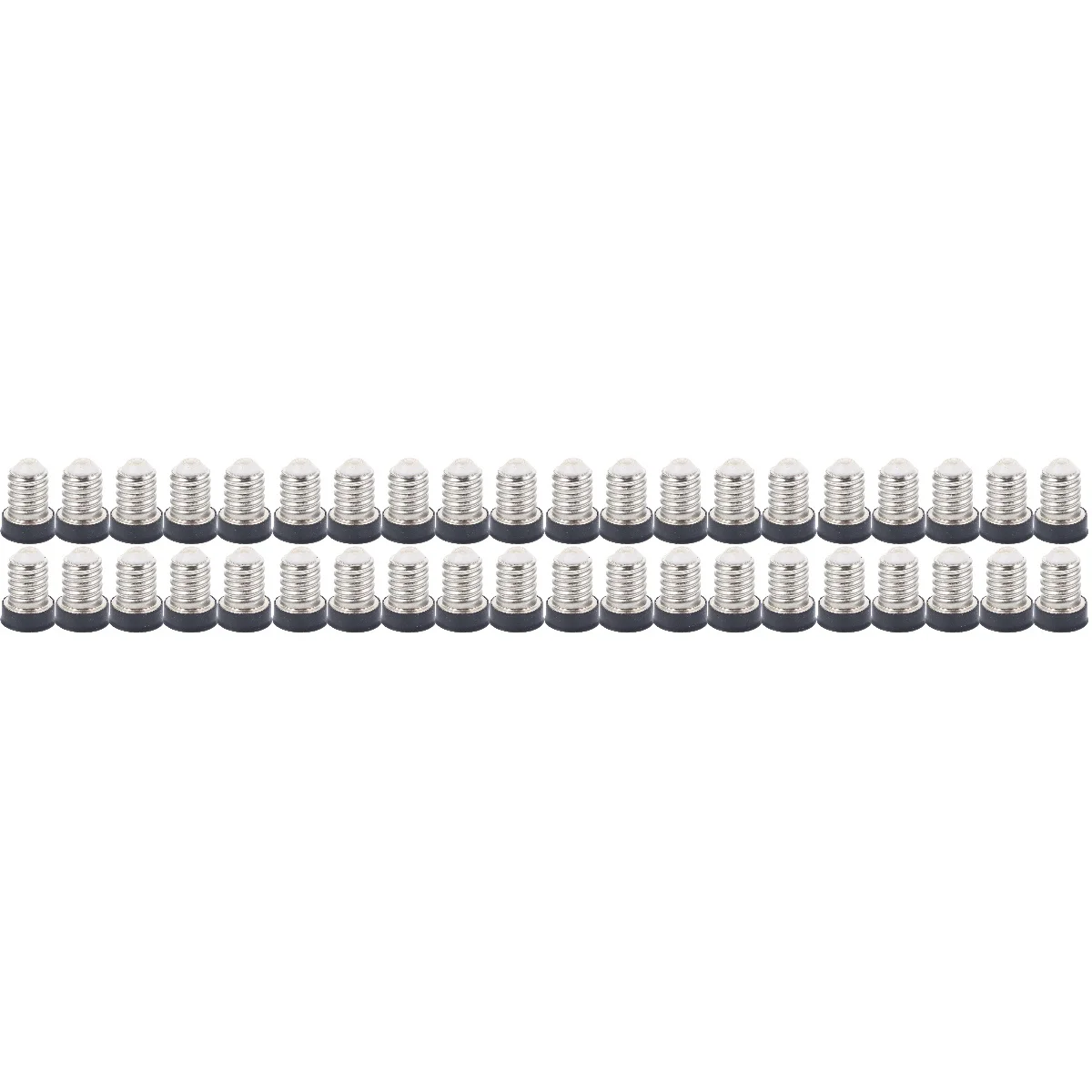 

40 Pcs Lampholder Adapter E14 Bulb Light Socket Converter Adapters Copper Converters Screw E27