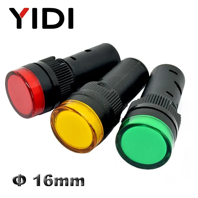 

YIDI AD16-16 светодиодный индикатор питания 12/220В