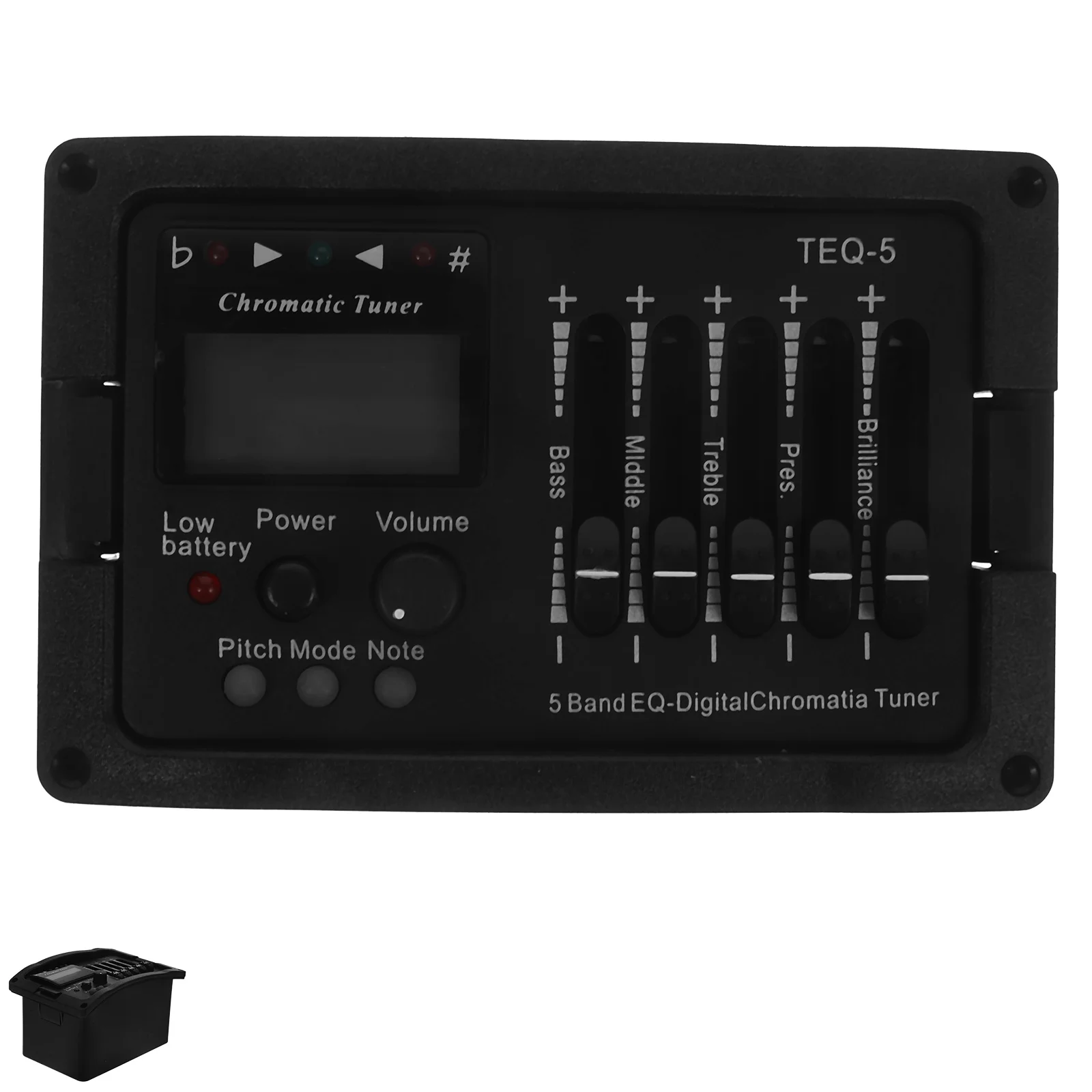 5-полосный эквалайзер предусилителя звукосниматель предусилитель для