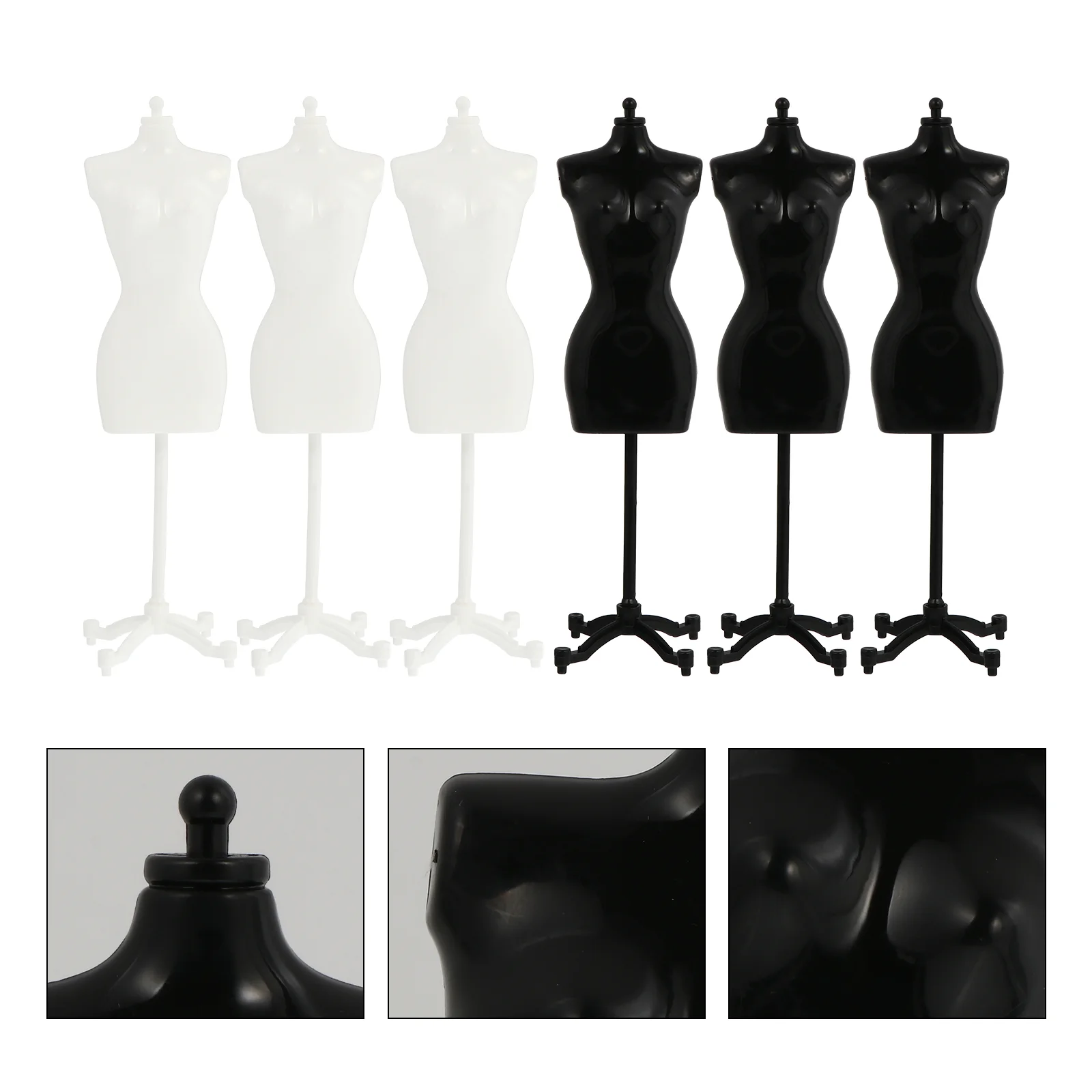 

Sheer Mini Dress Dress Stand Mini Model Display Form Clothes Support Rack Cloth Plastic Clothing Skirt Hangers Holder Clear
