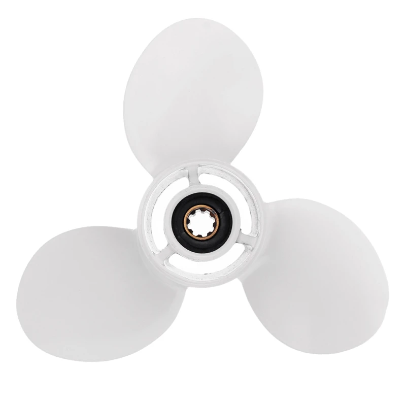 683-45943-00-EL 9 1/4X10 1/2 для Yamaha 9-20HP подвесной пропеллер 3 Лопасти 8 шлицевых зубцов