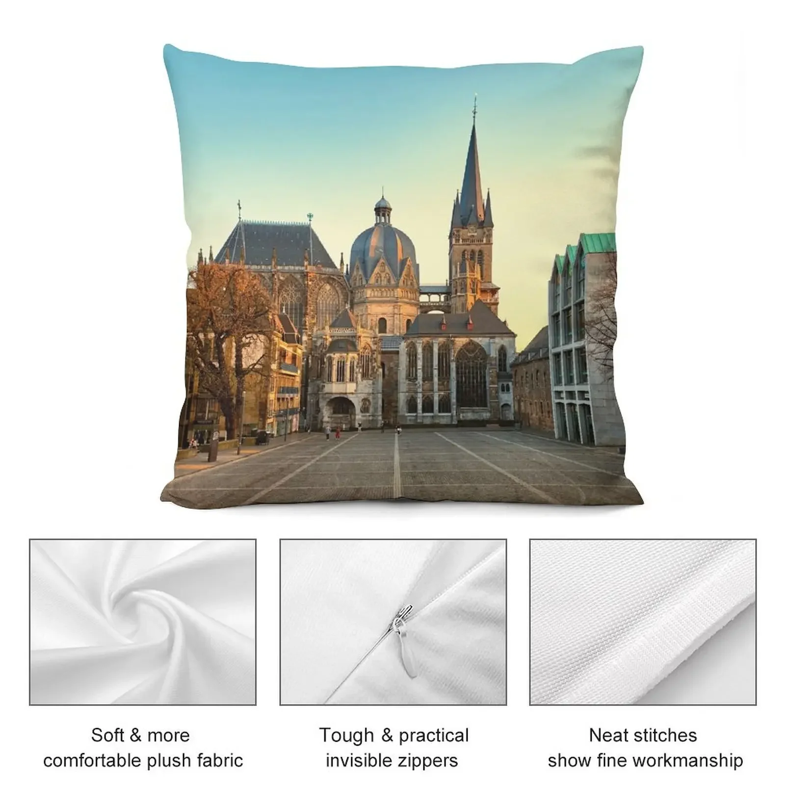 Aachen Cathedral Декоративная подушка Подушки для кровати Наволочка Осенняя наволочка