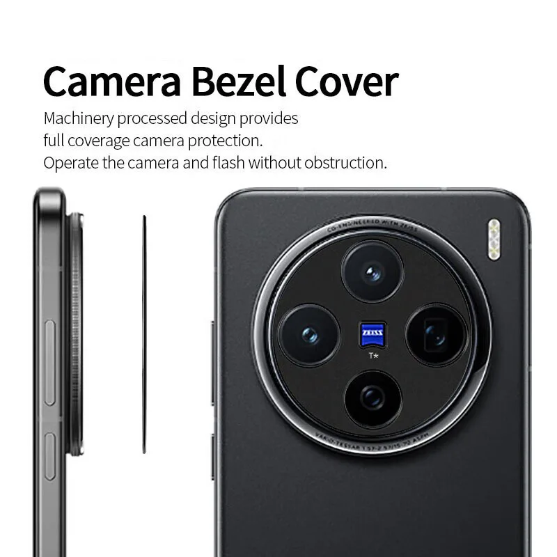 Алюминиевое металлическое стекло для объектива задней камеры vivo X200 Pro