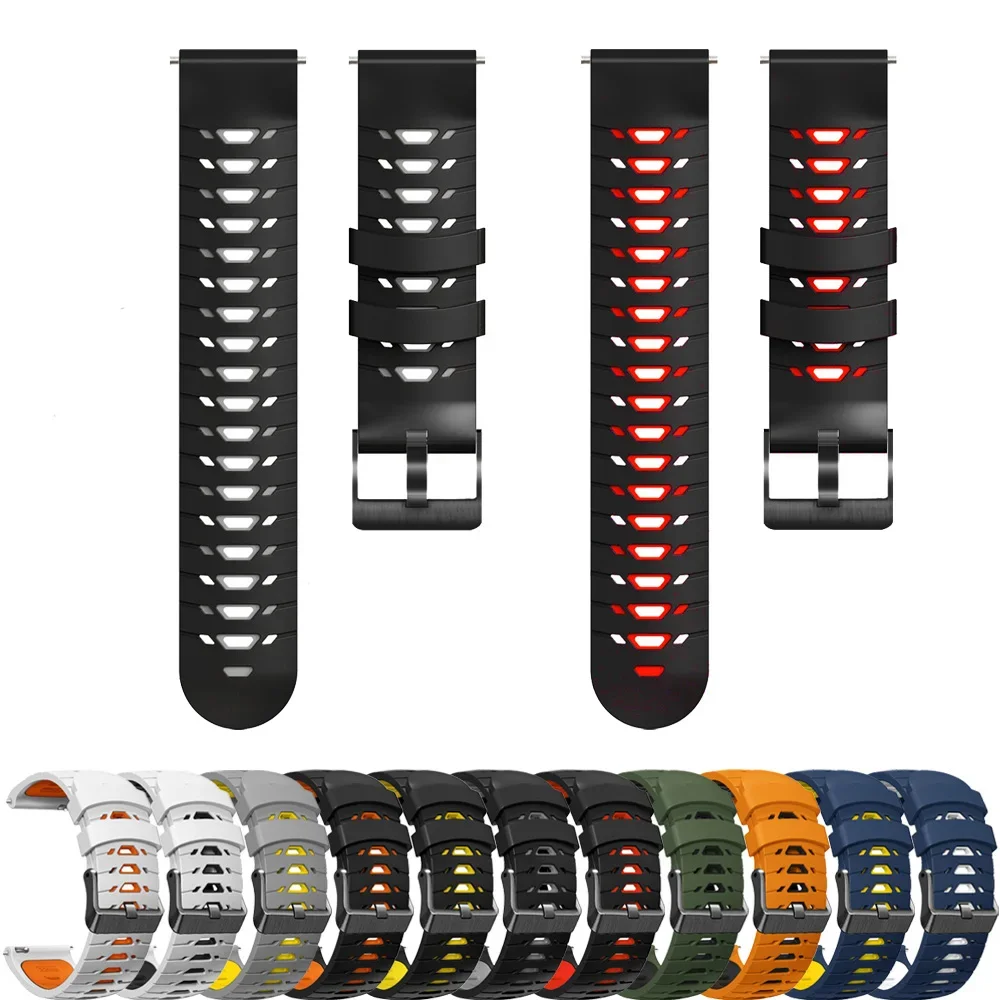 Фото Силиконовый ремешок 22 мм для HUAWEI WATCH GT 5 4 46 мм GT5/GT3/GT2/Ultimate/Buds, ремешок для часов HUAWEI WATCH 4 3 Pro, браслет-браслет №2