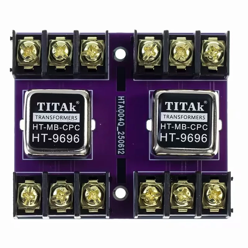 Фото Изолятор аудиосигнала HT-9696 Permalloy 600:600 20Гц-20КГц для преобразования сбалансированного в несбалансированный сигнал для домашних кинотеатров №2