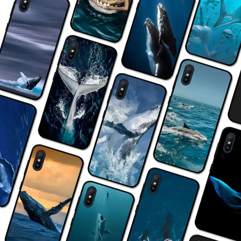 

Ocean Whale Shark Swimming Phone Case For Redmi 9A 8A 7A 7A 7 6A 5A 5 Plus 4X S2 GO K20 K30 6 Note 8 9 Pro Cover