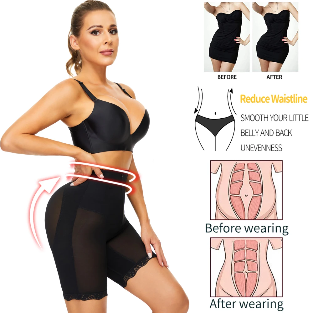 SEXYWG High Waist Shapewear Shorts Shapewear WomenTummy Control Panties Seamless Body Shaper Panties