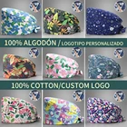 Шапка из хлопка с мультяшным принтом для салона красоты