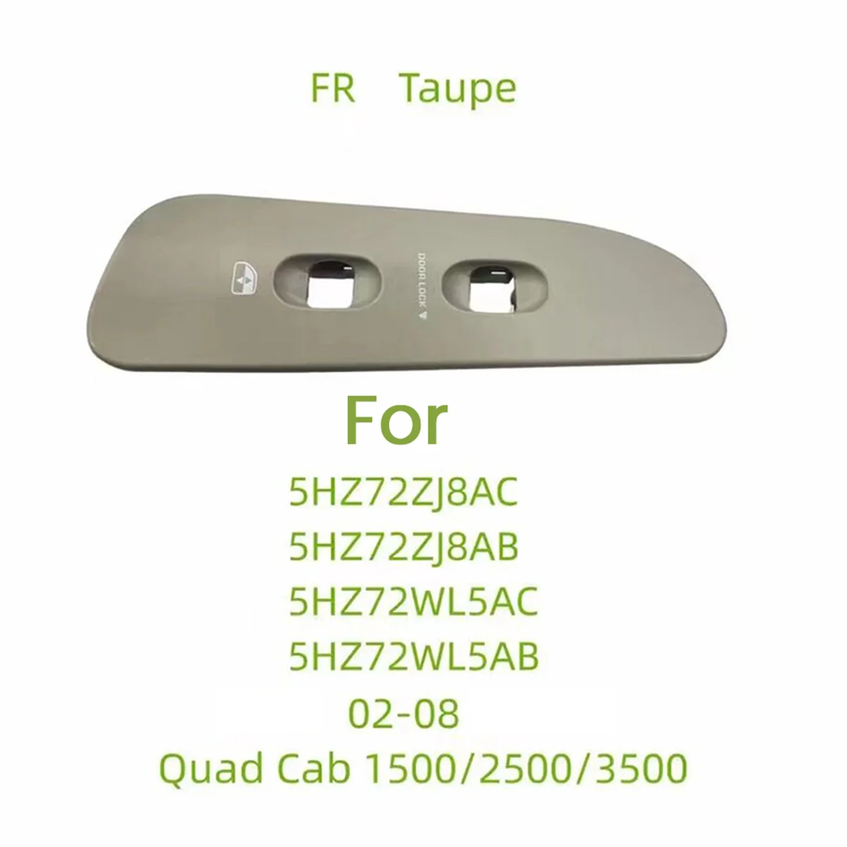 5HZ71WL5AA 5HZ72WL 5AA панель кнопки подъема стекла для Dodge Ram 1500 2500 3500 4500 2002-2010