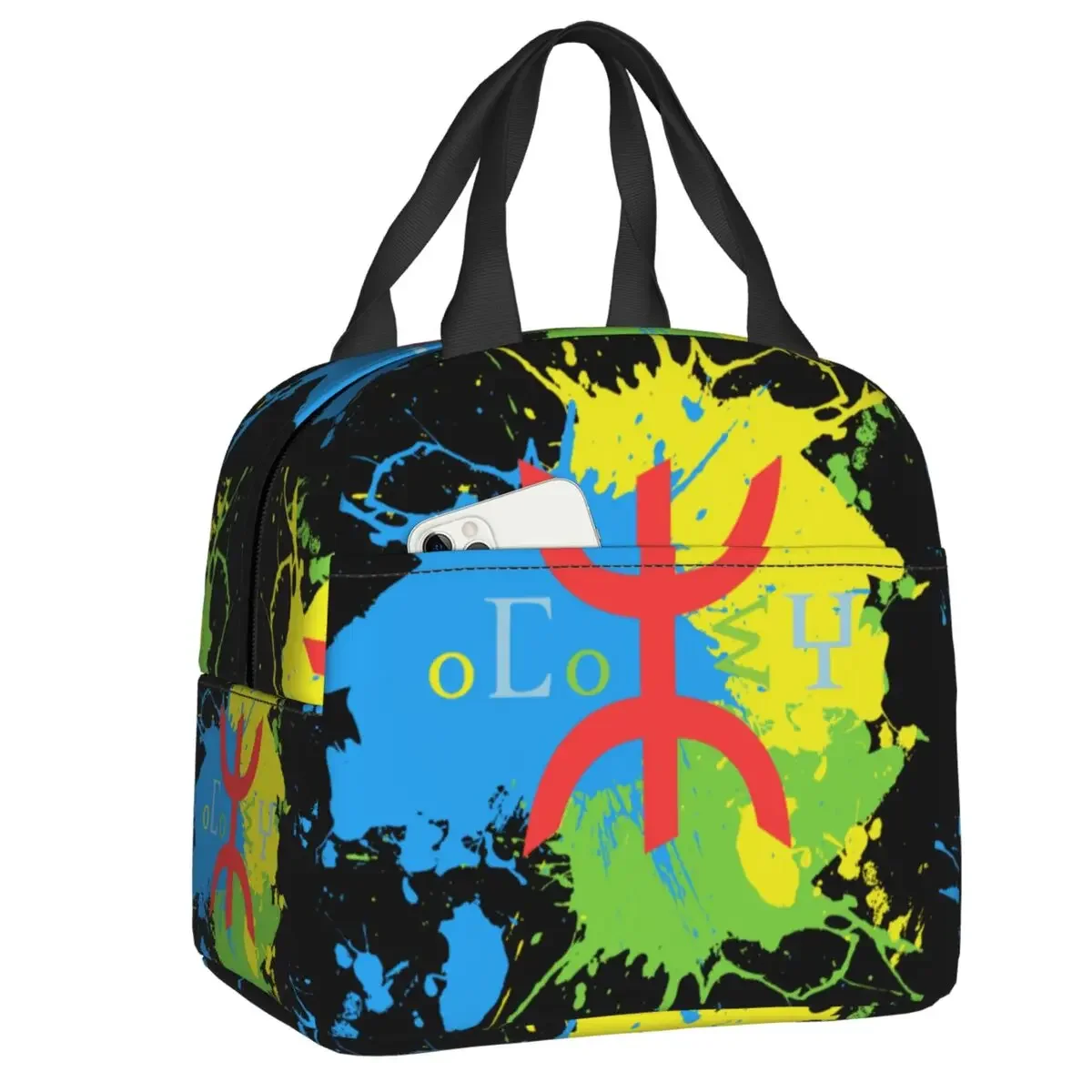 

Ланч-бокс Amazigh с флагом для женщин, герметичный, из Бербера, с термоизоляцией