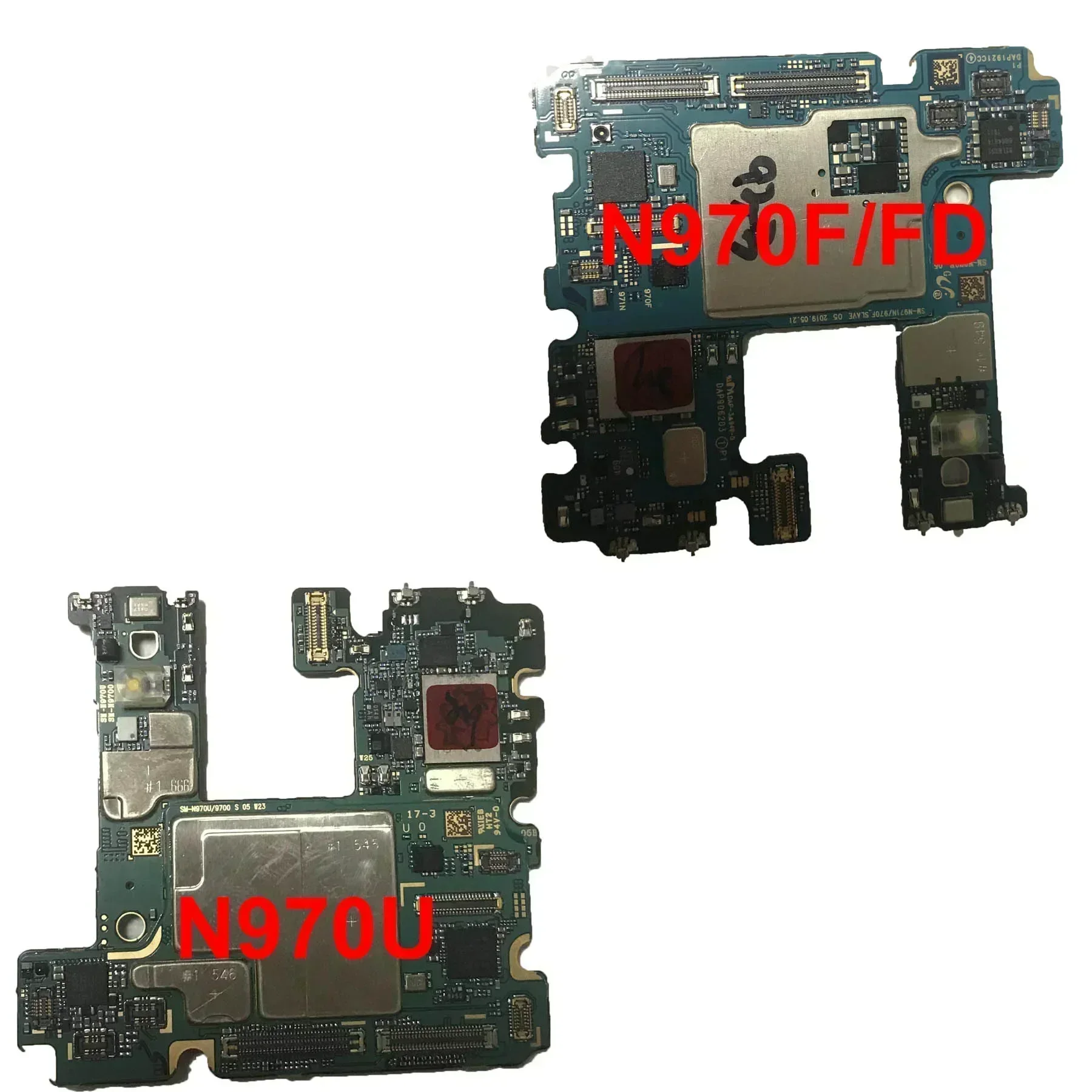 Разблокированная материнская плата для Samsung Galaxy Note 10 4G 5G N970F 256G 512G N970F/DS N970U