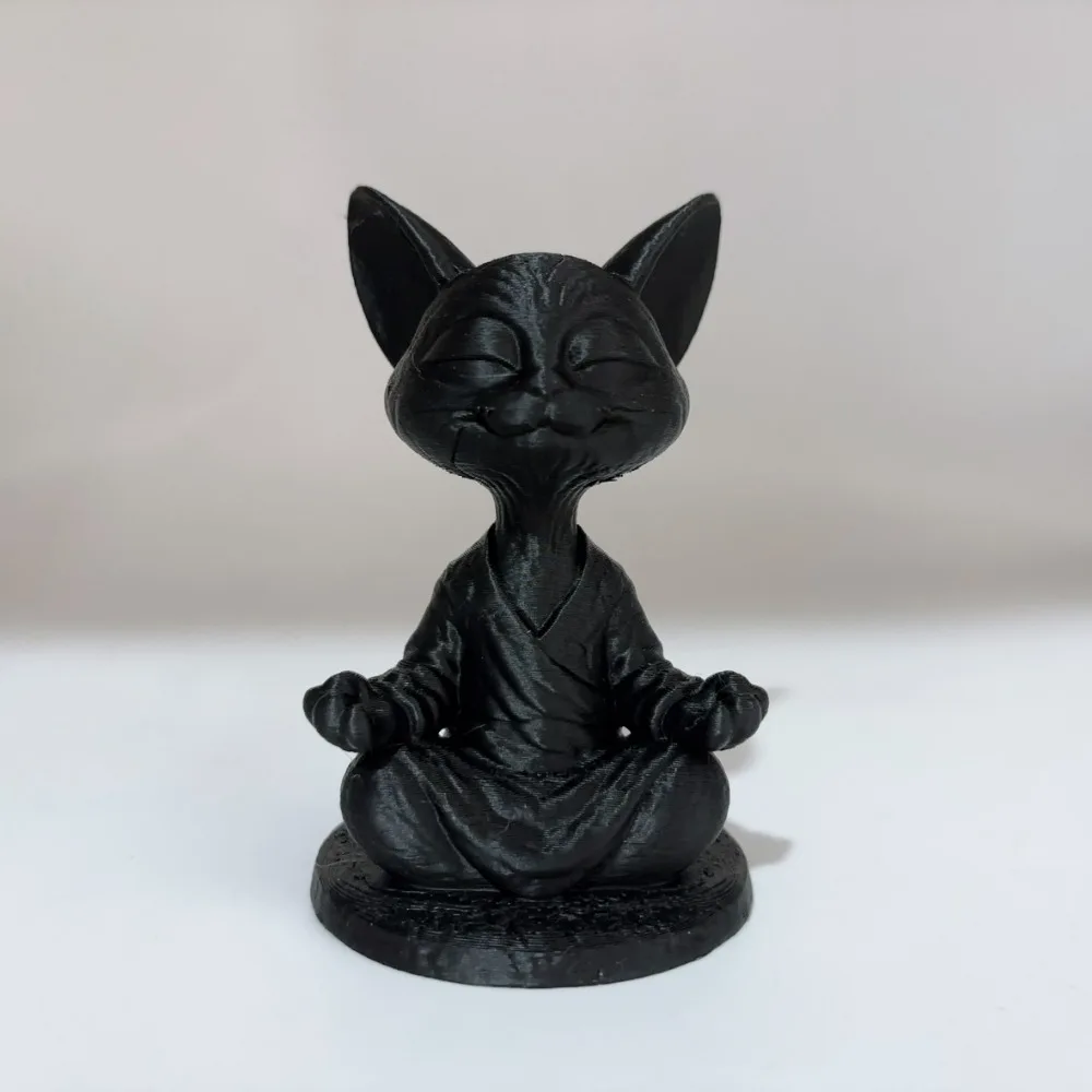 

Пластиковая статуэтка кошки для медитации