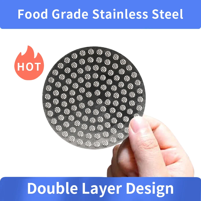 51/53/58 mm Reusable Coffee Filter Screen Heat Resistant Mesh Puck Filter Barista Coffee Making Puck Screen for Espresso