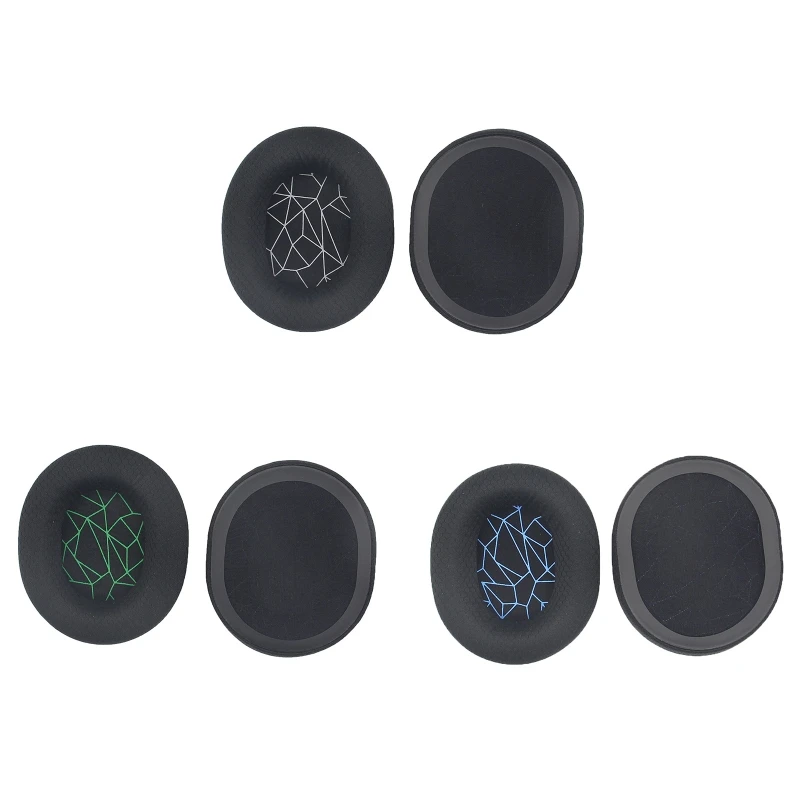 

1 пара амбушюров, совместимых с Arctis 3 5 7 Pro Gaming пена для гарнитуры амбушюры, амбушюры, наушники, сверхпрочный чехол