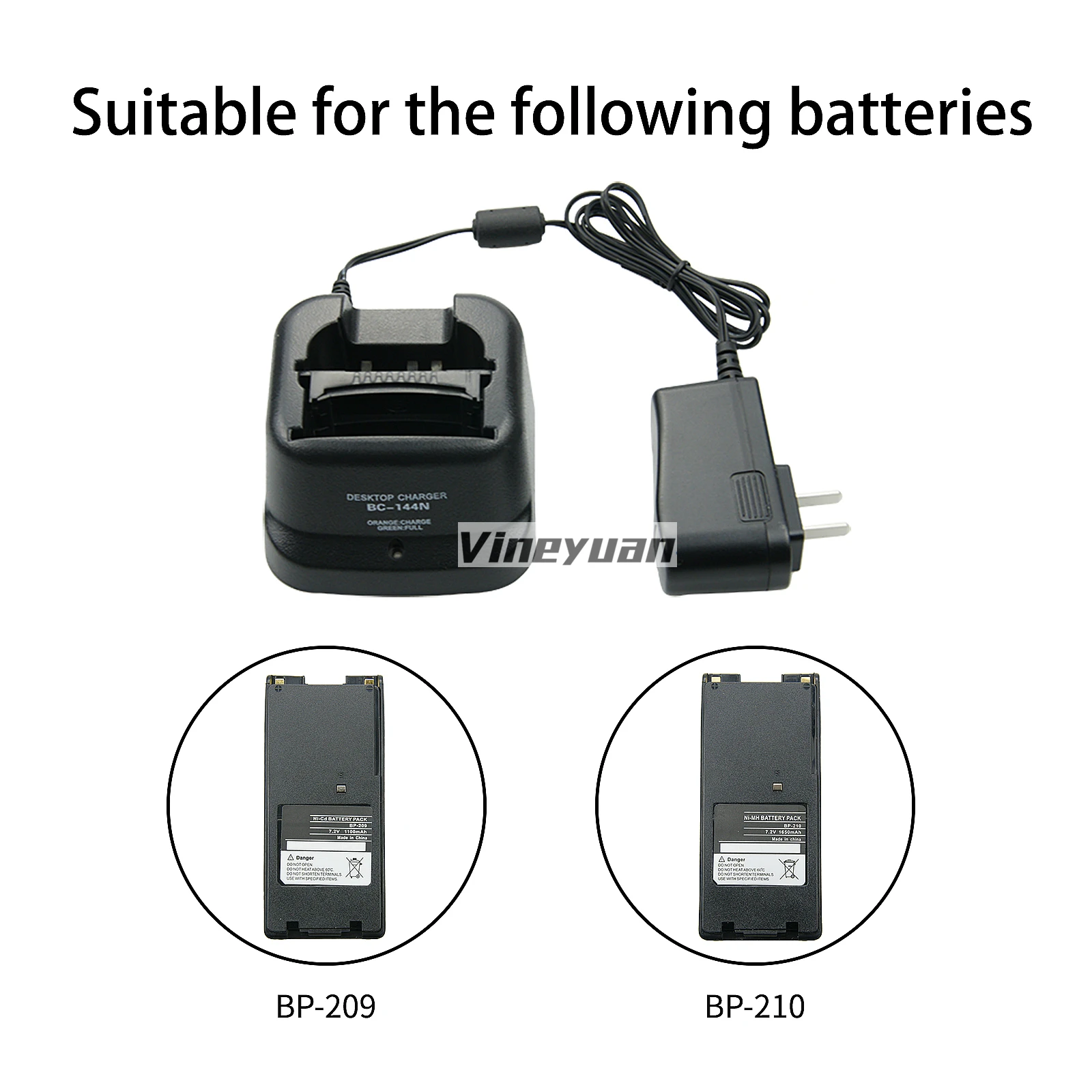 BC-144N BC-137 Rapid Desktop Charger for ICOM BP-209 BP-210 IC-F11 IC-F12 IC-F22 IC-A6 IC-A24 IC-F4GT IC-V8 IC-V82 Two Way Radio