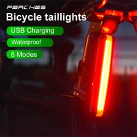 lanterna bicicleta 6mode rear light bicycle usb rechargeable lamp bicycle light farol para bike waterproof bicycle accessories