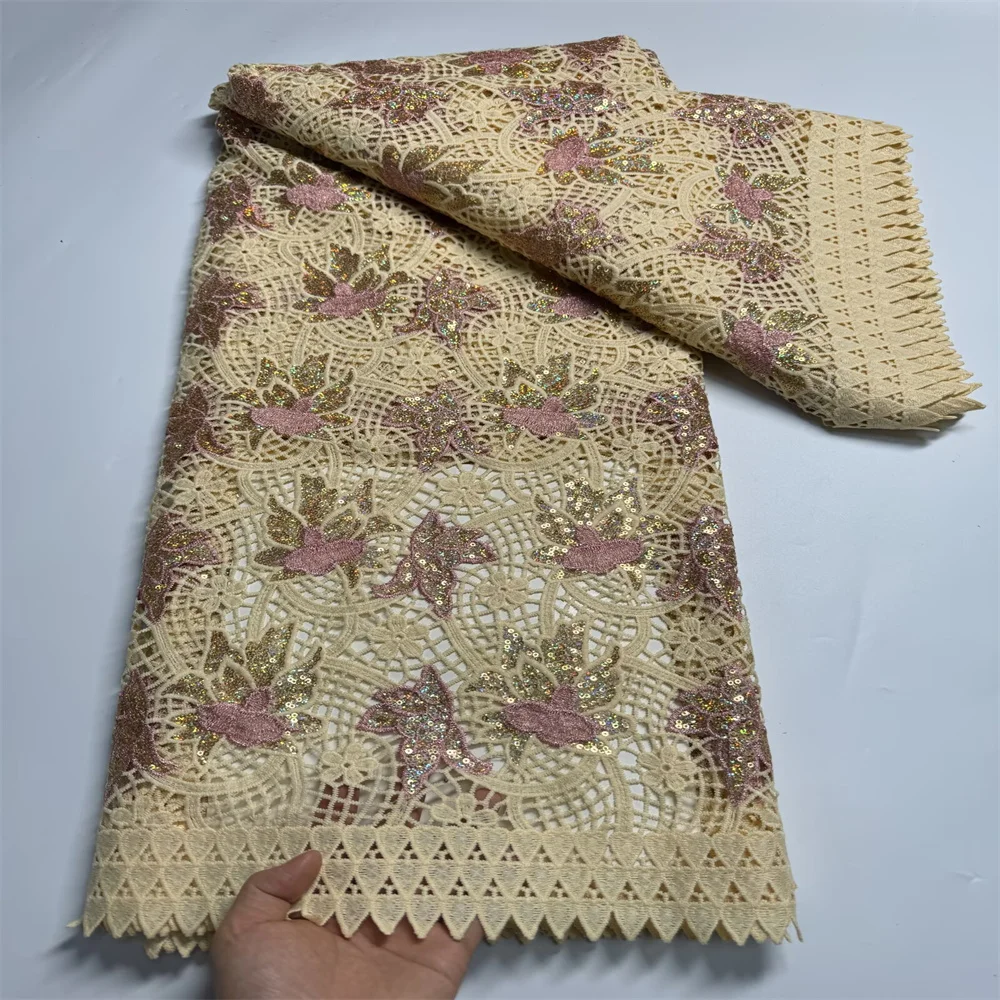 Кружевное полотно из хлопка FT93