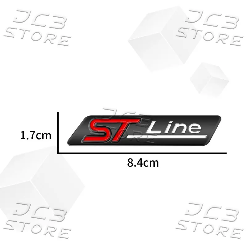 3D Металлическая эмблема ST-Line для автомобиля - наклейка на боковое крыло и багажник для Ford Focus, Fiesta, Mondeo, Kuga, Puma, аксессуары для стайлинга (art.: 3920daa612eb8) - 3920daa612eb8