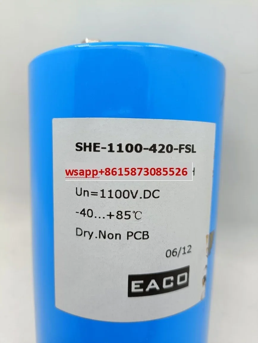 Высокоточный фильтр-конденсатор высокого напряжения EACO SHE-1100-420-FSL 1100V420UF