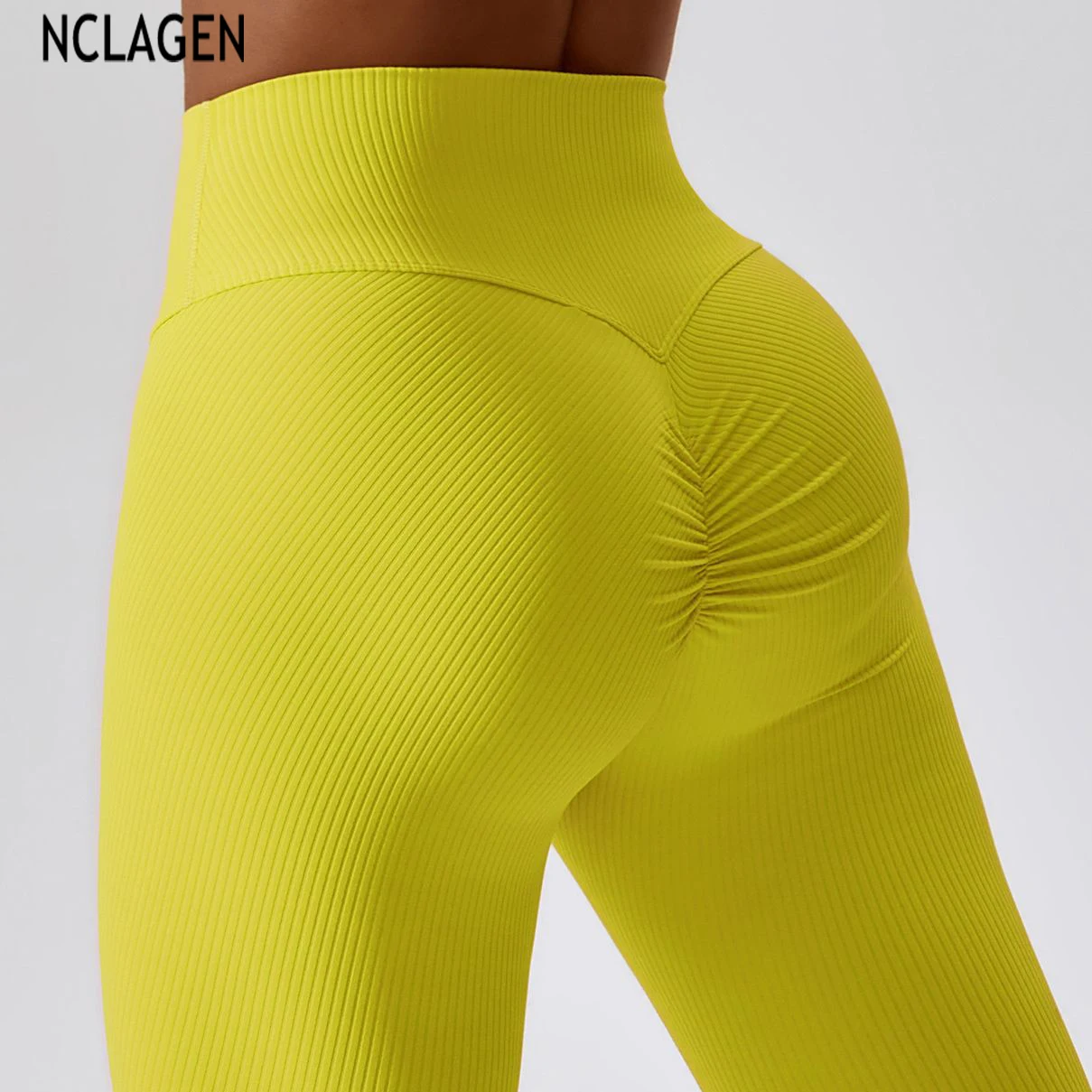 

Леггинсы NCLAGEN женские летние бесшовные с высокой талией для фитнеса и йоги