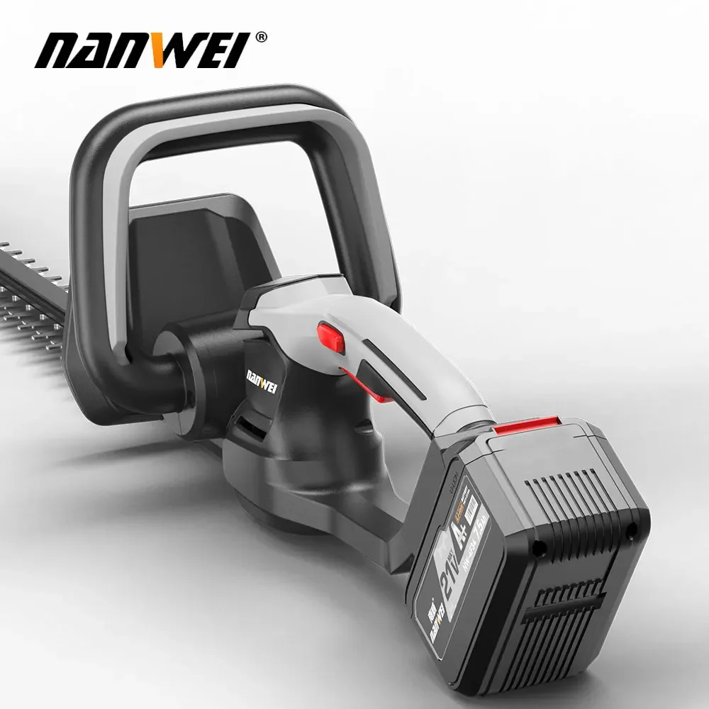 NANWEI триммер для живой изгороди сада с двойными лезвиями мощный садовый