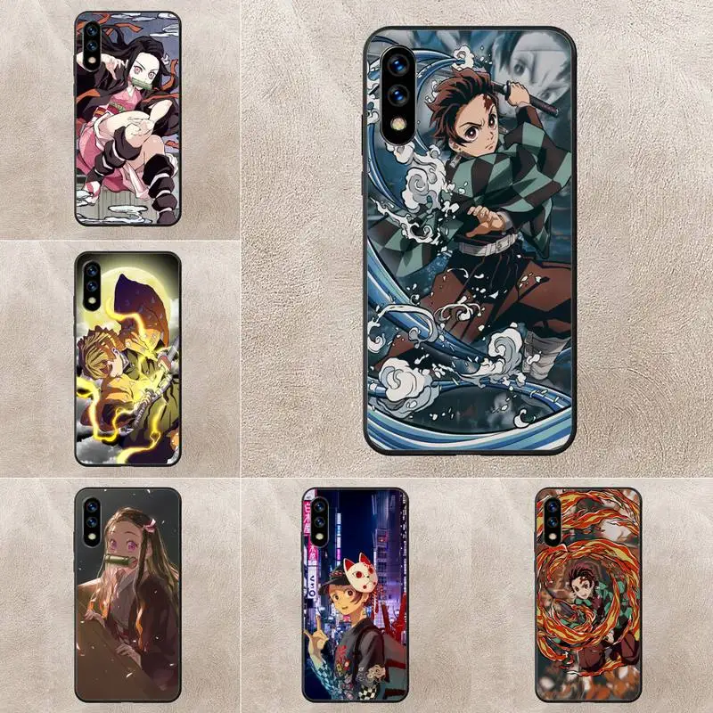 

Demon Slayer Phone Case For Huawei G7 G8 P7 P8 P9 P10 P20 P30 Lite Mini Pro P Smart Plus Cove Fundas