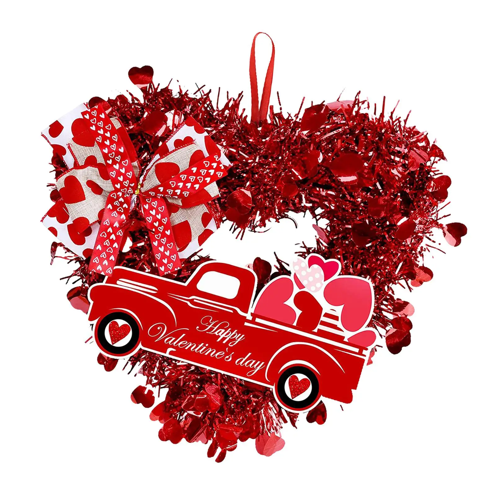 

Венок на День святого Валентина, 15 дюймов, с бантом