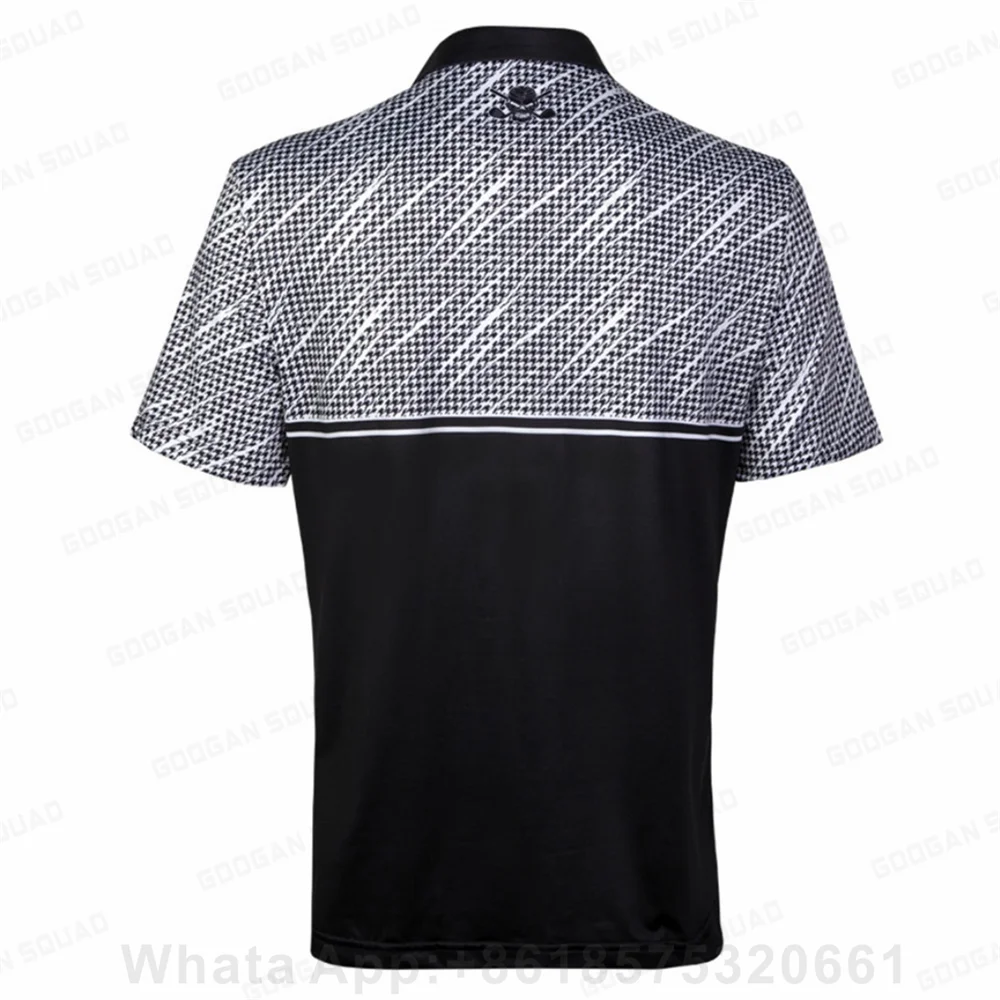 Men's Summer Golf Polo Shirt Short Sleeves Breathable Casual Sports Shirt Wild Shirt Popsicle Tops F1 Racing Plus Size Clothing