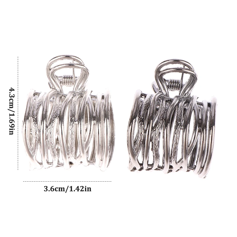 Заколка Для конского хвоста для женщин модный металлический зажим волос