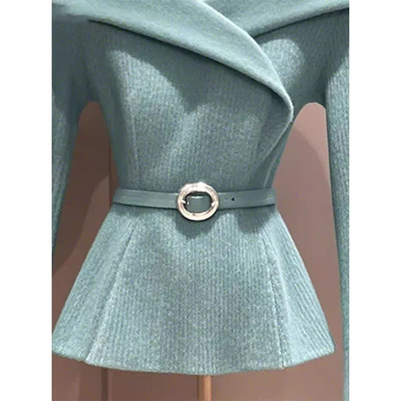 Осень-зима новый уникальный свитер в западном стиле женская верхняя одежда