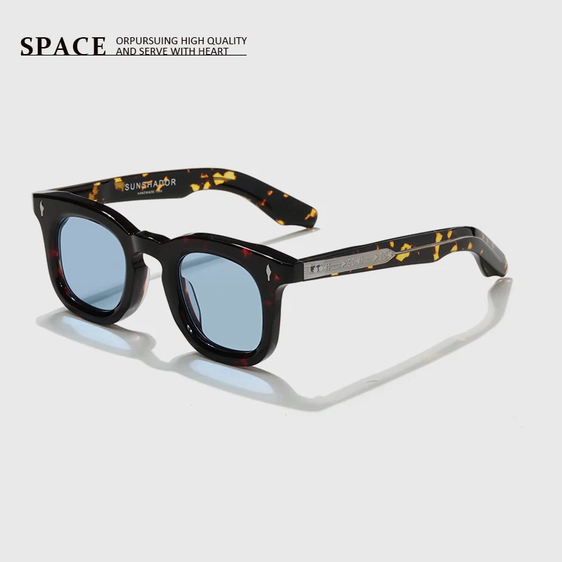 Солнцезащитные очки tortoiseshell SDEVAUX UV400 Мужские роскошные брендовые ручной работы