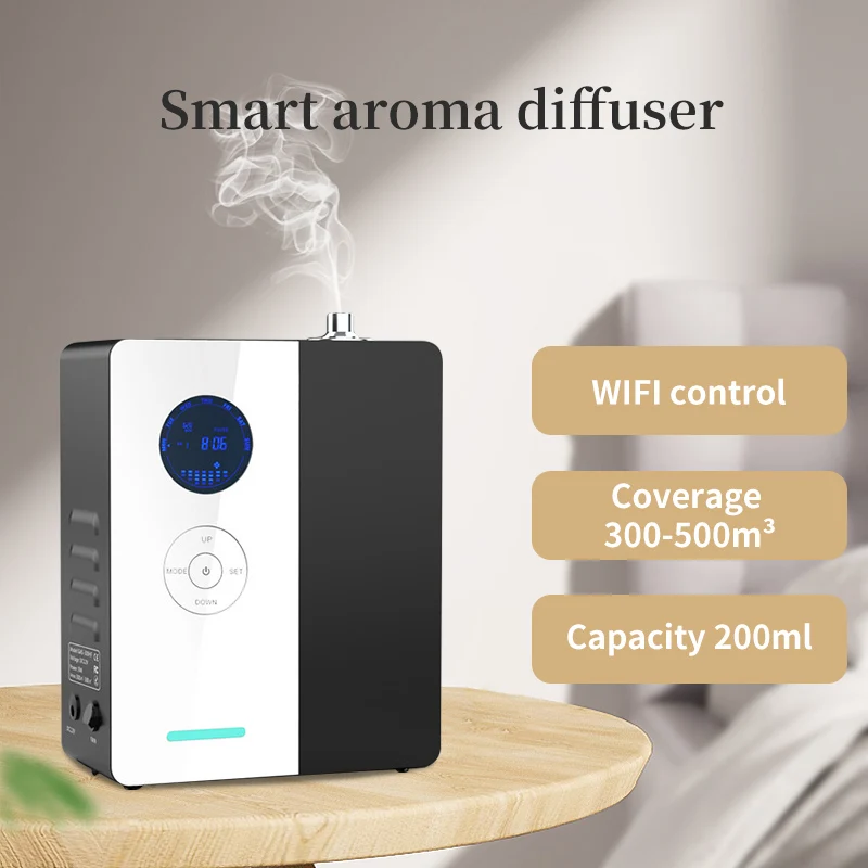 Smart WIFI Aromatherapy Machine Covers 500m³ Nano Atomization 200ML Essential Oil Capacity Suitable For Various Places