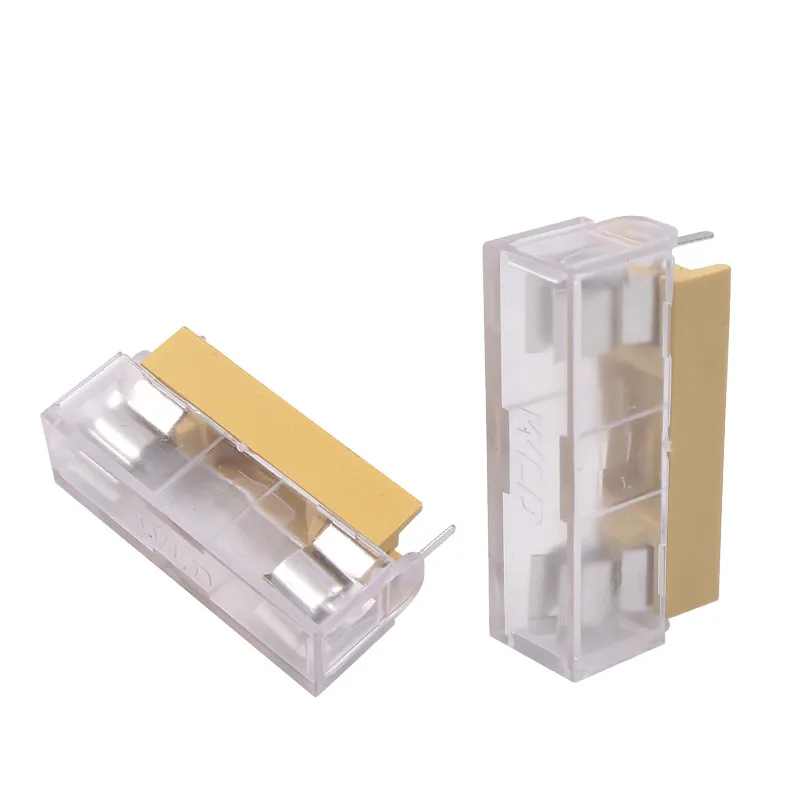 500 шт./лот 5*20 мм стеклянные держатели предохранителей страховая трубка держатель