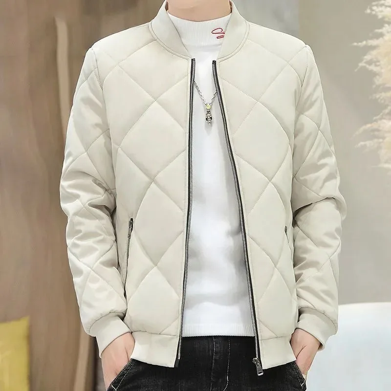 

Мужская зимняя куртка на молнии, с подкладкой