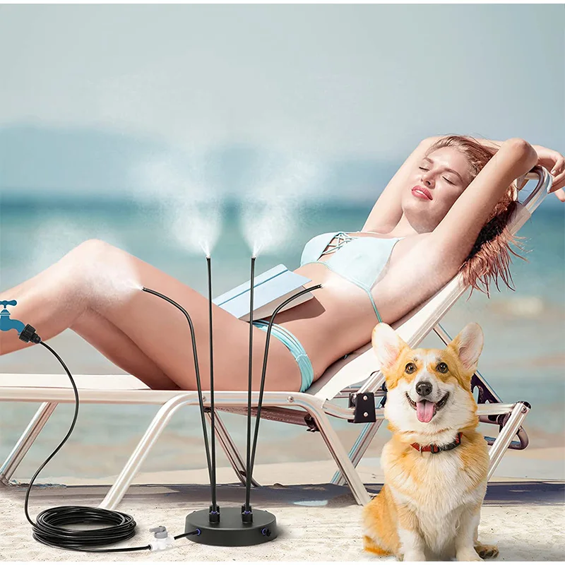 

Gardern Spray Cooling System Portable Mist Pet Plant Henhouse Water Fog Cooling Home Patio Outdoor Yard Party Watering Cool Down