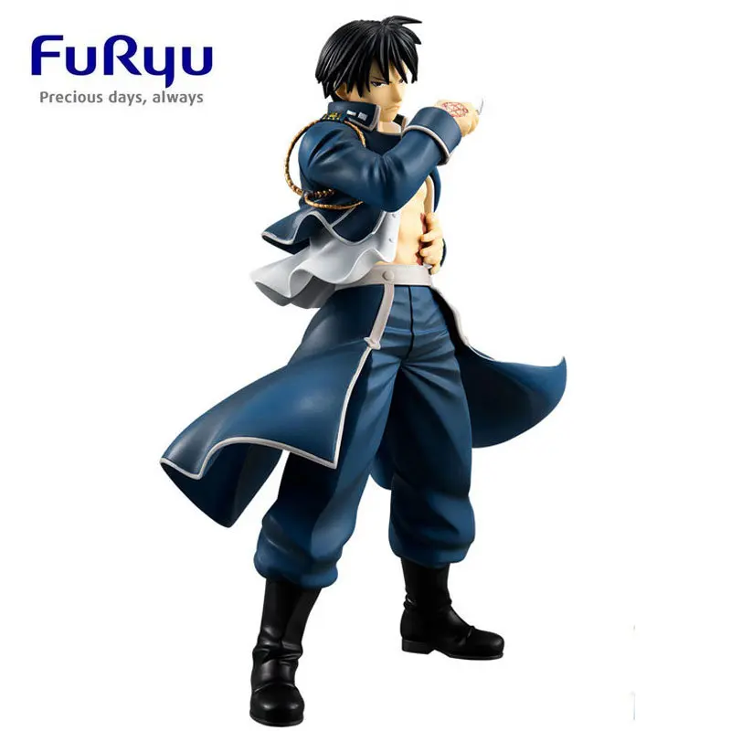 

FuRyu FULLMETAL ALCHEMIST Roy Mustang Action Figure Anime Model Doll Collectible Table Ornaments Children's Toys Gifts