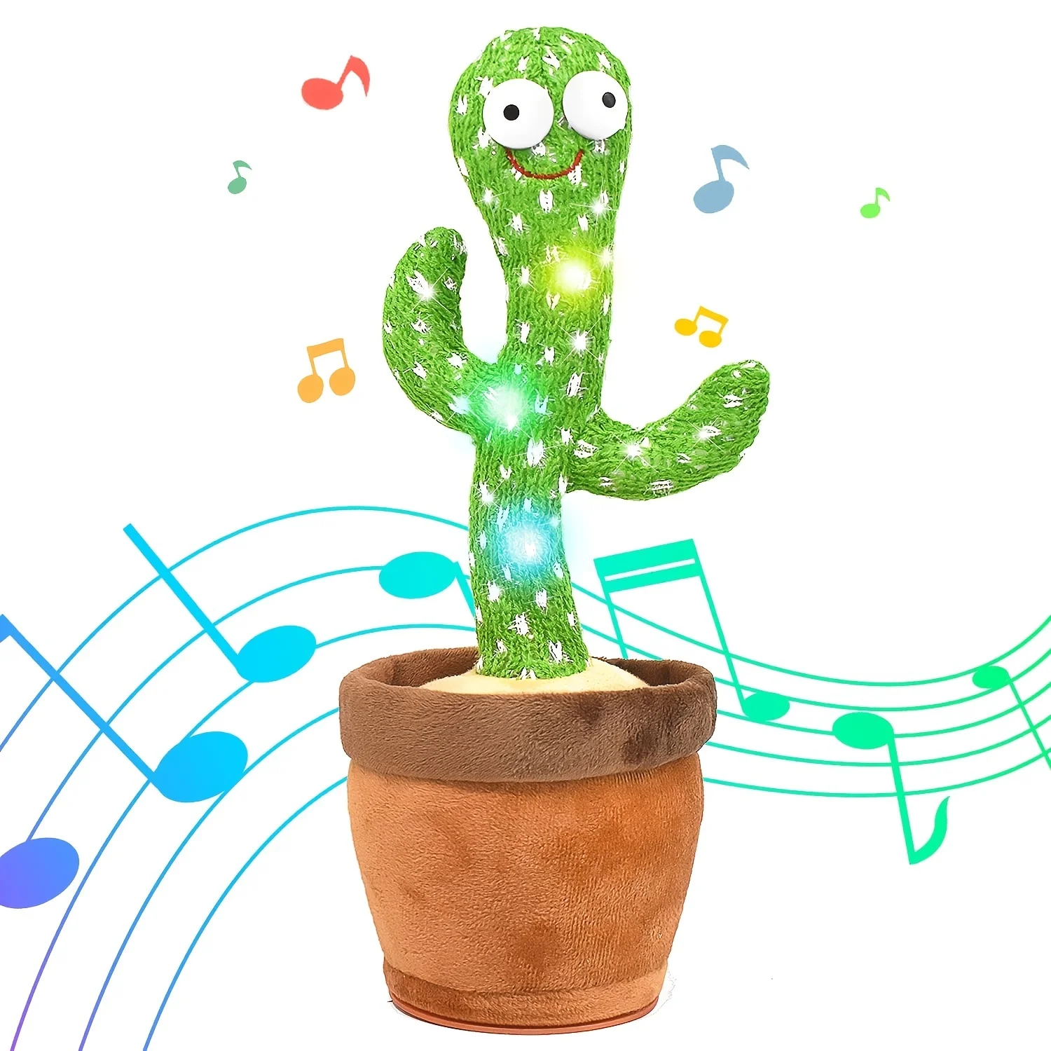 

Dancing Cactus Repeat Talking Toy Song Speaker Wriggle Dancing Sing Toy Talk Plushie Stuffed Toys for baby gift